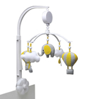 Móbile Musical Elefante Balão Cinza Quarto Bebê