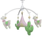 Móbile Musical Lhama Rosa Quarto Bebê