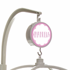 Móbile Musical Lhama Rosa Quarto Bebê