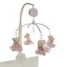 Móbile Musical Ursinha Bailarina Quarto Bebê