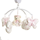 Móbile Musical Ursinha, Flores E Borboletas Quarto Bebê