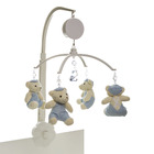 Móbile Musical Ursinho Azul Quarto Bebê