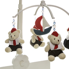 Móbile Musical Ursinho Marinheiro Quarto Bebê