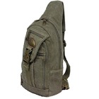 Mochila Alça Transversal Em Lona Brasil Ja8016 Verde