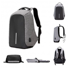 Mochila Anti Furto Para Notebook Impermeavel Usb C10367