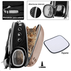 Mochila Astronauta Bolsa Pet Visão Panorâmica Cachorro Gato L