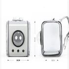 Mochila Bolsa Pet Cinza Transporte Gato Cachorro Astronauta C