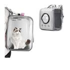 Mochila Bolsa Pet Cinza Transporte Gato Cachorro Astronauta C