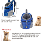 Mochila Canguru Lorben Bolsa Transporte Pet Cães Gatos Passei