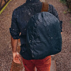 Mochila De Couro Italiano Para Fotógrafos E Notebook 15.6" -