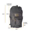 Mochila De Lona Extensível C1198 Preto