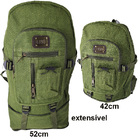 Mochila De Lona Extensível C1198 Verde