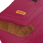 Mochila Escolar Casual Unissex Em Poliéster E Camurça - Flore