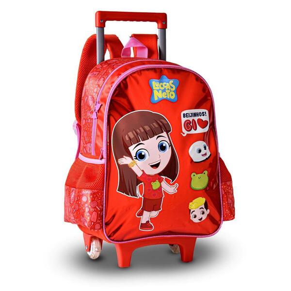 Mochila Escolar De Carrinho Clio Gi Luccas Neto