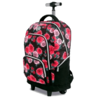 Mochila Escolar De Rodinhas Juvenil Luxo Capricho Flores
