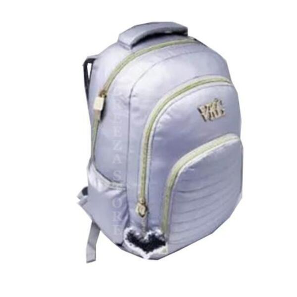 Mochila Escolar Feminina Juvenil Notebook M3986 Prata