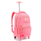 Mochila Escolar Infantil Com Rodinhas Para Meninas - Matelass