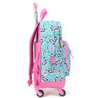 Mochila Escolar Infantil Para Meninas Com 4 Rodinhas 360° - P