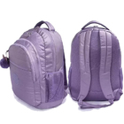 Mochila Escolar Juvenil + Pompom Cat Rb3204 Lilas