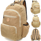Mochila Escolar Juvenil Tactel Zc8023 Bege