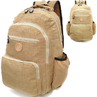 Mochila Escolar Juvenil Tactel Zc8023 Bege