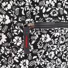 Mochila Escolar Republic Vix Feminina Floral Preta E Branca