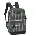 Mochila Escolar Up4you Xadrez Verde Unissex