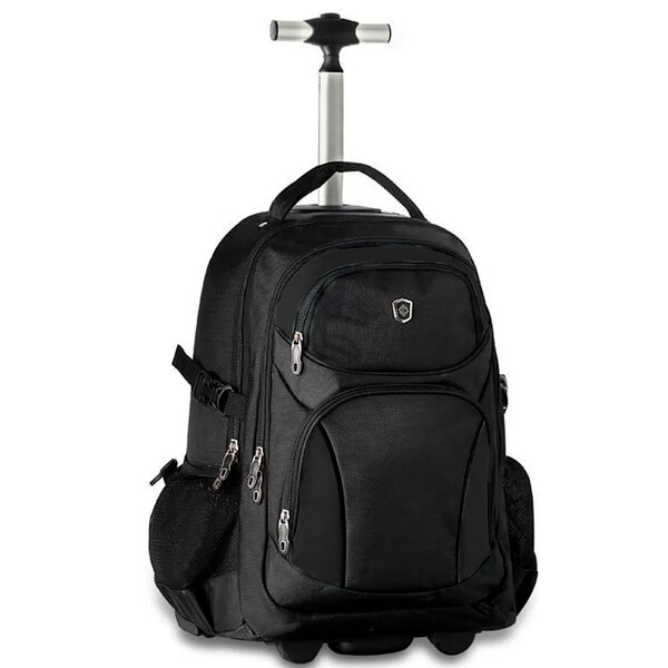 Mochila Executiva Com Rodinha Puxador Impermeável Notebook