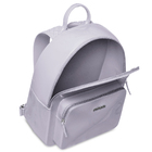 Mochila Feminina Em Pvc - Kit Pj2032 - Petite Jolie - Cinza G