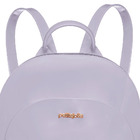 Mochila Feminina Em Pvc - Rachel - Petite Jolie - Cinza Gelo