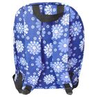 Mochila Feminina Escolar Azul Estampada Colegio