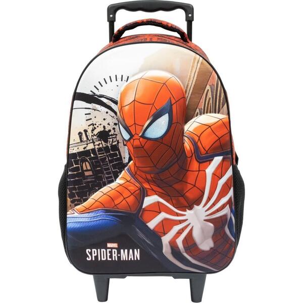 Mochila Infantil Com Rodinha Spider-man Se