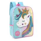 Mochila Infantil Up4you Unicórnio Verde Feminino