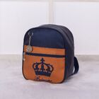 Mochila Maternidade Bebe Coroa Cor Laranja