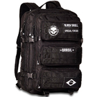 Mochila Militar Tática Masculina Black Skull Grande Bolsa [co