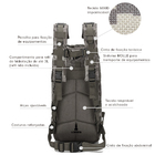 Mochila Multiuso Escolar Militar Tática Cargueira 30 Litros C