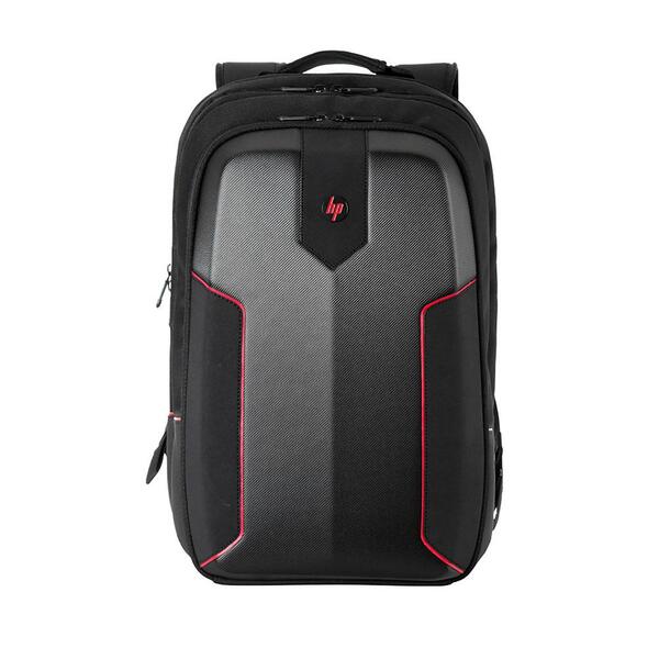 Mochila Para Notebook 15,6" Gamer 3ej61la Preta E Vermelha Hp