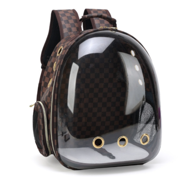 Mochila Pet Viagem Passeio Visor Acrílico Panorâmica Premium