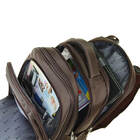 Mochila Porta Notebook Laptop Café E Vermelho Executivo Tonin