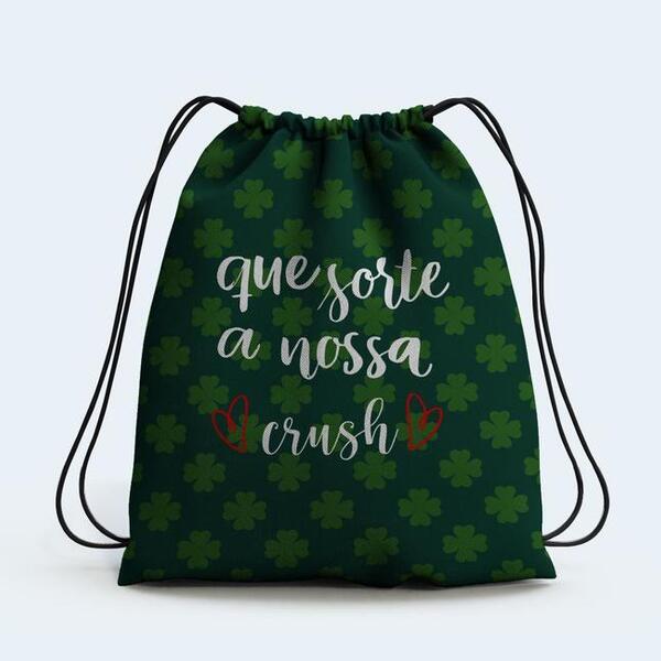 Mochila Saco Namoradas Que Sorte A Nossa