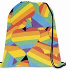Mochila Saco Personalizada Esporte Coleção Lgbt Arco Íris