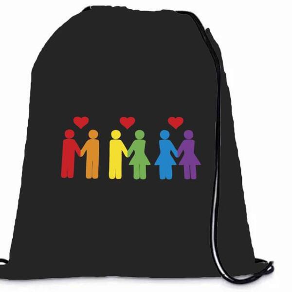 Mochila Saco Personalizada Esporte Coleção Lgbt O Amor