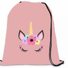 Mochila Saco Personalizada Infantil Divertido Unicornio
