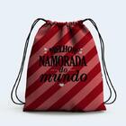 Mochila Saco Presente Melhor Namorada Do Mundo