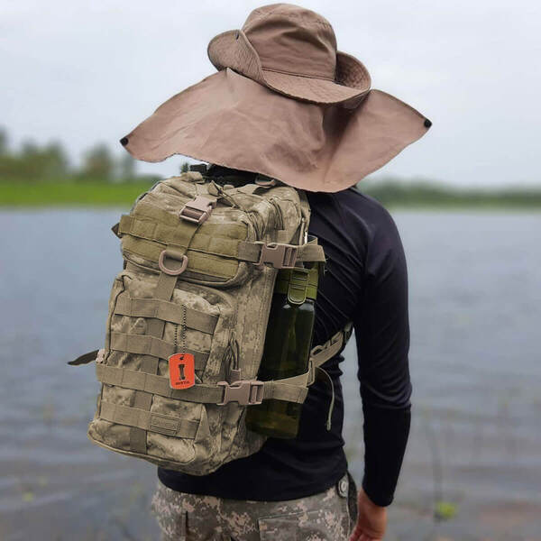 Mochila Tática Militar Trilha Assault Invictus 30l Com 5