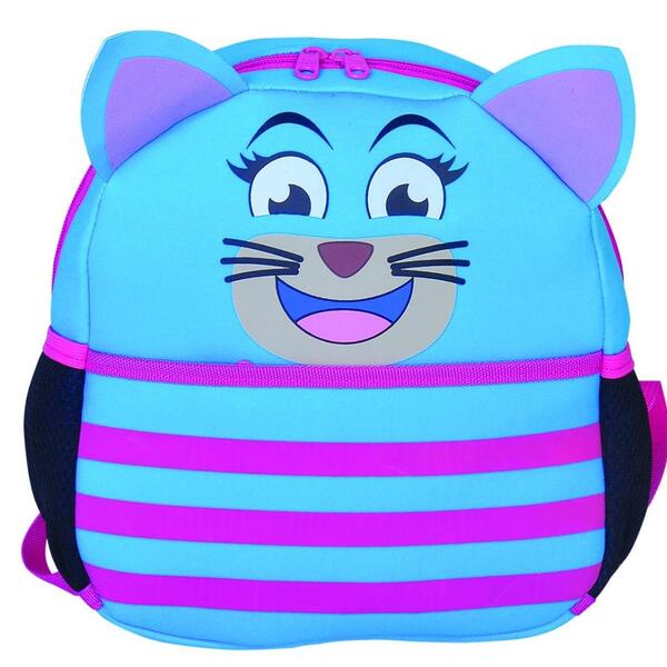 Mochila Térmica Infantil Gatinho Azul Bolsa 25x30 Cm - Wincy