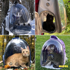 Mochila Transporte Pet Visão Astronauta Cão Gato Madog Rosa