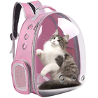 Mochila Transporte Pet Visão Astronauta Cão Gato Madog Rosa
