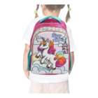 Mochila Unicornio 3d Escolar Juvenil Feminina Estampa Relevo