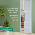 Modelo Affluence  * Porta De Correr Embutida - 92x210